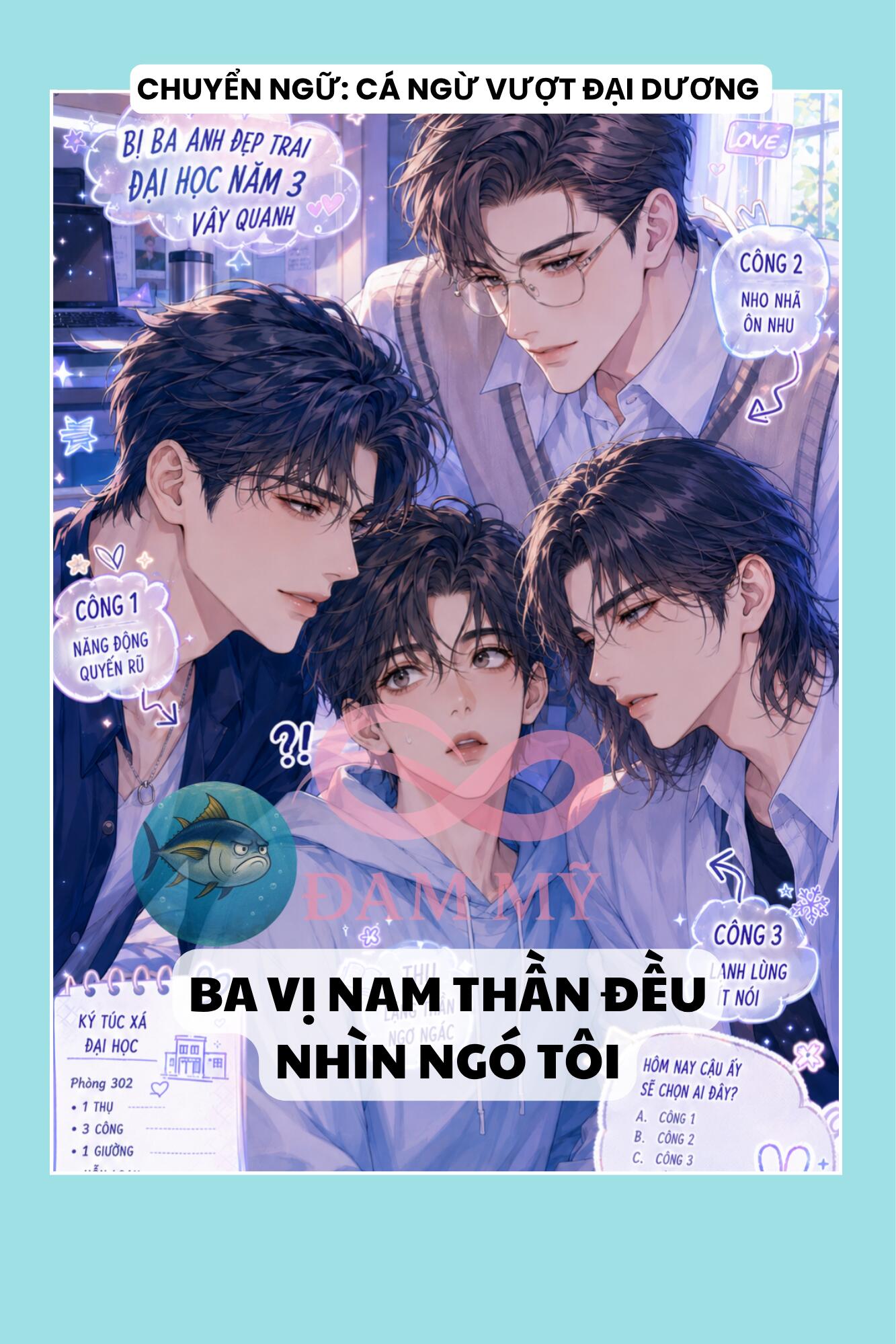 BA VỊ NAM THẦN ĐỀU NHÌN NGÓ TÔI