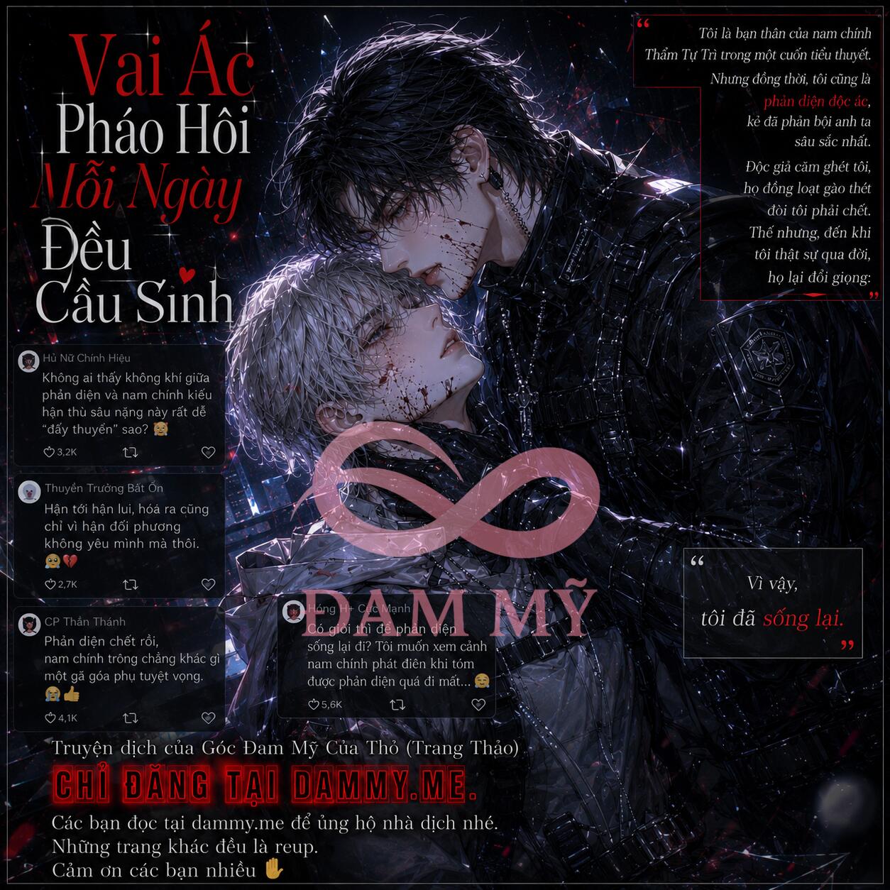 Vai Ác Pháo Hôi Mỗi Ngày Đều Cầu Sinh