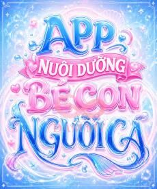 APP NUÔI DƯỠNG BÉ CON NGƯỜI CÁ